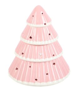 waxbrander kerstboom roze